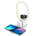 thumbnail image 3 of Gumesh 3-in-1 Bedside Lamp with Wireless Charger & Phone Holder, Nightstand Dock with Fast Charging Pad, USB Port for Bedroom, Office Desk, Night Light, 3 of 9