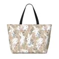 thumbnail image 2 of Disketp Retro Bunny Flower Bolsa de Playa de Gran Capacidad, Bolso Impermeable y a Prueba de Arena para Mujer, Ideal para Playa, Piscina y Natación, 2 of 7