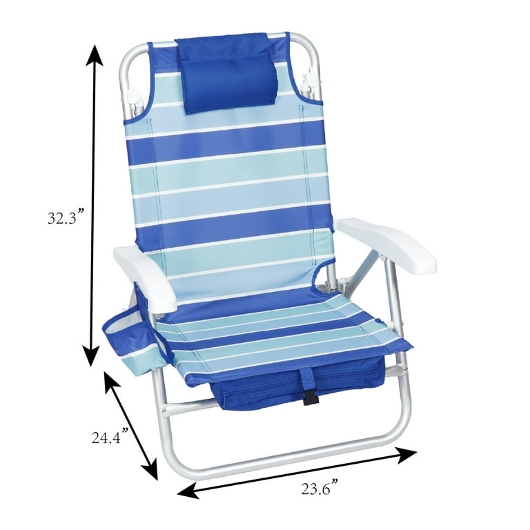 Free Shipping! Mainstays Reclining and Lay Flat Backpack Beach