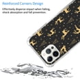 thumbnail image 3 of Reindeer Case for iPhone 13 Pro,Aesthetic Art Design TPU Bumper Cover Case, 3 of 4