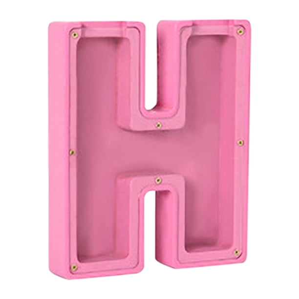 Hucha de madera personalizada para niños | Hucha con nombre y letras (26 letras del alfabeto) | Hucha educativa para niños y niñas | Decoración para dormitorio y sala de estar