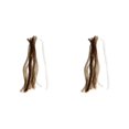 thumbnail image 3 of Vogacara 40Pieces Plastic Simulation Doll Eyelashes for Doll Make Up 2piezas plata 1/6, 3 of 6