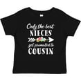 thumbnail image 3 of Inktastic Only the Best Nieces Get Promoted to Cousin Boys or Girls Baby T-Shirt, 3 of 5