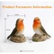 thumbnail image 2 of 2 Pack Solar Powered Bird Shaped Led Solar Lights Garden Decor Waterproof Outdoor Yard Lights, 2 of 5