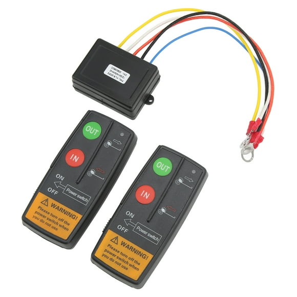 Winch Controller, Winch Remote Control Kit 12V 24V Portable Handheld 75ft Range for ATV for Car