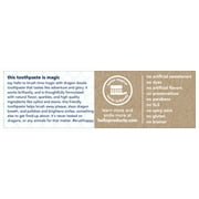 hello Dragon Dazzle Kids Toothpaste with Fluoride, Blue Raspberry Toothpaste, 4.2 Oz Tube