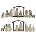 thumbnail image 3 of 12pcs/set Nativity Sculpture Figurine Miniatures Religious Gift Decor Christmas Decor, 3 of 6
