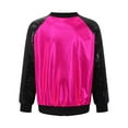 thumbnail image 6 of ZDHoor Sequins Jacket for Girls Kid & Toddler Party Long Sleeve Lightweight Zip Up Bomber Jacket Hot Pink 8, 6 of 7