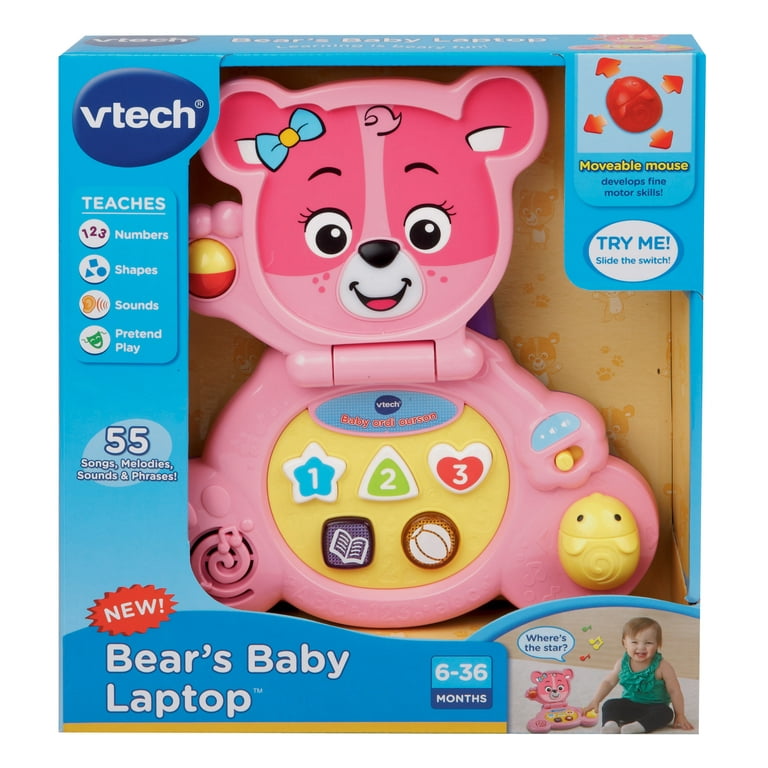 VTech Tote & Go Educational Laptop Plus Pink - Pretend Play Toys