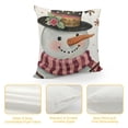 thumbnail image 4 of Qinduosi Pink Christmas Throw Pillow Covers Inch Snowman Xmas Tree Decorative Pillows for Couch Sofa Bed Home Winter Holiday Decor Set of, 4 of 5