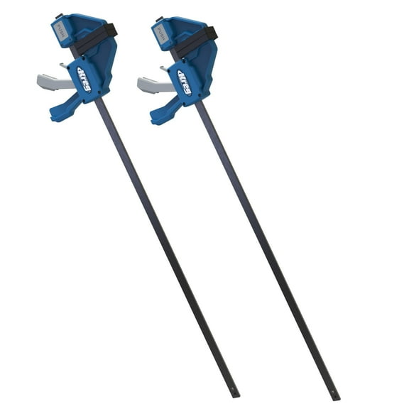 Kreg VersaGrip Bar Clamp - GripMaxx Technology, Removable Head - 2 Pack, 24 Inch