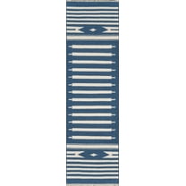 Erin Gates by Momeni Thompson Billings Denim Hand Woven Wool Area Rug 2'3" X 8' Runner