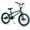 Black with Blue Tires(With Pegs), variant on cubsala 20 in Kids BMX Bike Freestylefor Age 6-14 Years Old Boys Girls with 4 Pegs,Black with Red Tires