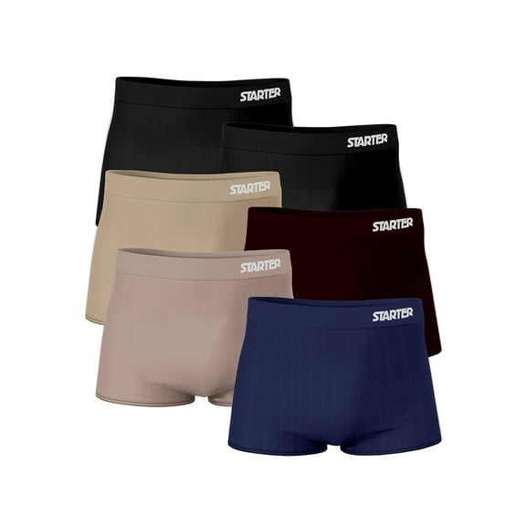 Starter Women's Seamless Boyshort Underwear, 6-pack