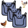 thumbnail image 1 of Uxcell 3-Pack Silla de Pollo, Silla para Gallinas con Correa Ajustable Protector de Plumas para Gallinas [Azul], 1 of 7