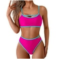 thumbnail image 1 of Tauxra Ensemble de Maillot de Bain Modeste pour Femmes Contrôle du Ventre Maillot de Bain Manches Longues Protection Éruption avec Shorts UPF 50 Plus Couverture Complète pour Vacances à la Plage, 1 of 7