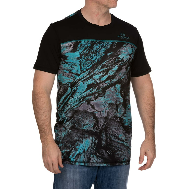 montículo hoja bar Realtree Aspect Cenote Men's Short Sleeve Fishing Shirt - Walmart.com