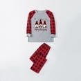 thumbnail image 5 of Family Christmas Pjs Two Piece Sleepwear Set Long Sleeve T-Shirts and Pants Holiday Nightgowns with Merry Christmas, 5 of 6