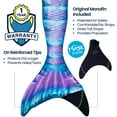 thumbnail image 2 of Fin Fun Limited Edition Mermaid Tail for Swimming for Girls and Kids with Monofin, 6, Moon Dive, 2 of 5