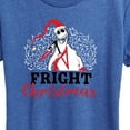 thumbnail image 3 of The Nightmare Before Christmas - Fright Christmas - Women's Short Sleeve Graphic T-Shirt, 3 of 5