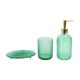 thumbnail image 1 of Accesorios de baño reutilizables Unique Bargains 1 set kit de vidrio verde, 1 of 4
