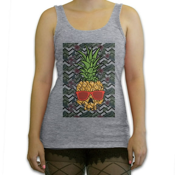 Function - Pineapple Skull Women's Fashion Tank Top
