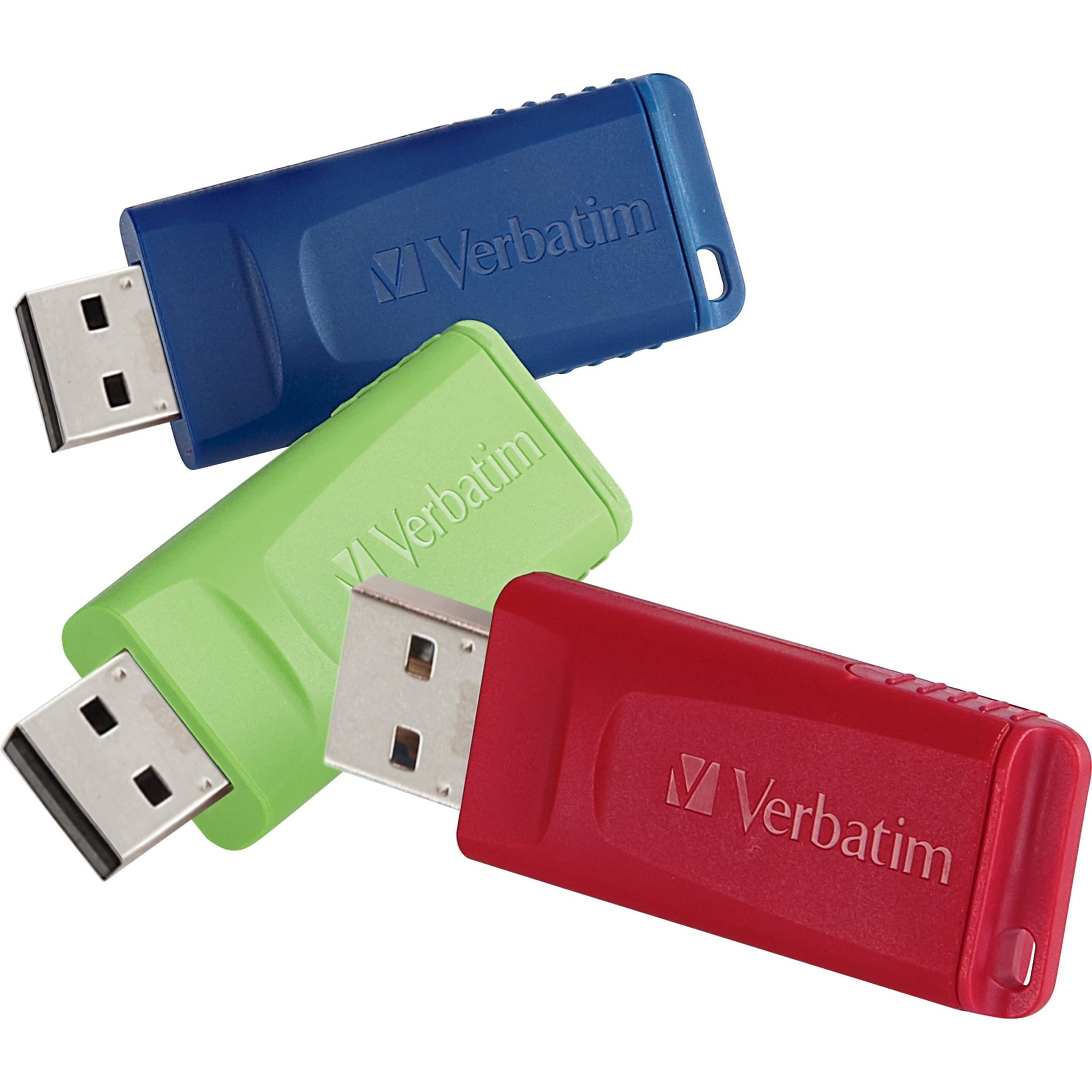 Store 'n' Go Flash Drive, 16 Gb, Assorted Colors, 3/pack | Bundle of 2 Packs" - Walmart.com