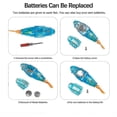 thumbnail image 4 of 3pcs Robot Fish for Cats - Interactive Swimming LED Cat Toy, Plastic Fish Toy Gift for Indoor Cats Play, 4 of 5