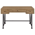 thumbnail image 4 of Coaster Analiese 47-inch 3-drawer Engineered Wood Writing Desk in Brown, 4 of 11