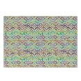 thumbnail image 3 of Aztec Cutting Board, Pastel Watercolor Style Boho Forms Prehistoric Hippie Hand Drawn Art, Decorative Tempered Glass Cutting and Serving Board, Small Size, Multicolor, by Ambesonne, 3 of 5