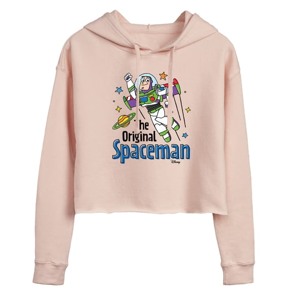 Toy Story - The Original Spaceman - Juniors Cropped Pullover Hoodie