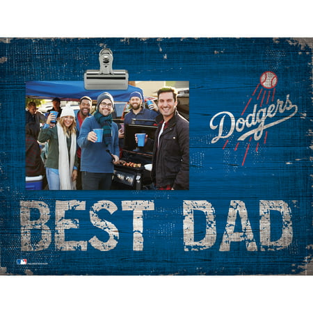 Los Angeles Dodgers 8'' x 10.5'' Best Dad Clip Frame - No (Best Hummus In Los Angeles)