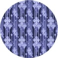 thumbnail image 1 of Ahgly Company Tapis Rond Lavable en Machine Intérieur Transitionnel Mimosa Violet, 8 Pieds Rond, 1 of 7