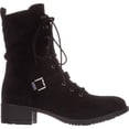 thumbnail image 4 of Womens AR35 Reighn Lace-up Combat Boots, Black, 4 of 6