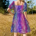thumbnail image 5 of Sequin Effect Sleeveless Dress elegant dresses for women, 5 of 7