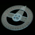 thumbnail image 5 of All Circular 10 Degree Protractor Pointer Ruler Viewer Swing Arm School Office Supplies, 5 of 7