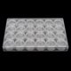 thumbnail image 3 of Caja de almacenamiento redonda para decoración de uñas, contenedor organizador de cuentas de lentejuelas y diamantes de imitación, 24 rejillas, 3 of 8
