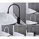 thumbnail image 2 of Steel Mixer Tap with Rotation Spout for Kitchen or Bathroom Sink in White, 2 of 5