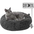thumbnail image 2 of Pet Bed for Cats and Dogs, Round Plush Dog Bed, Doughnut Shape, Choice of Colour and Size, 2 of 5