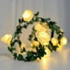 thumbnail image 5 of Fiudx Guirnalda de Luces Led con Rosas, 10 Rosas Blancas Cálidas, Funciona con Pilas, Decoración para Dormitorio, Boda, Jardín, Regalo Romántico, 2 M de Largo, Funciona con 2 Pilas Aa., 5 of 6