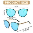 thumbnail image 2 of Gafas de sol de abeja, tendencia de moda, gafas de sol de tres colores, hechas de PC y metal., 2 of 5