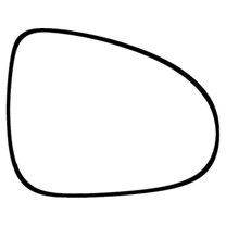 Right Door Mirror Glass - Compatible with 2011 - 2017 Volkswagen Touareg 2012 2013 2014 2015 2016