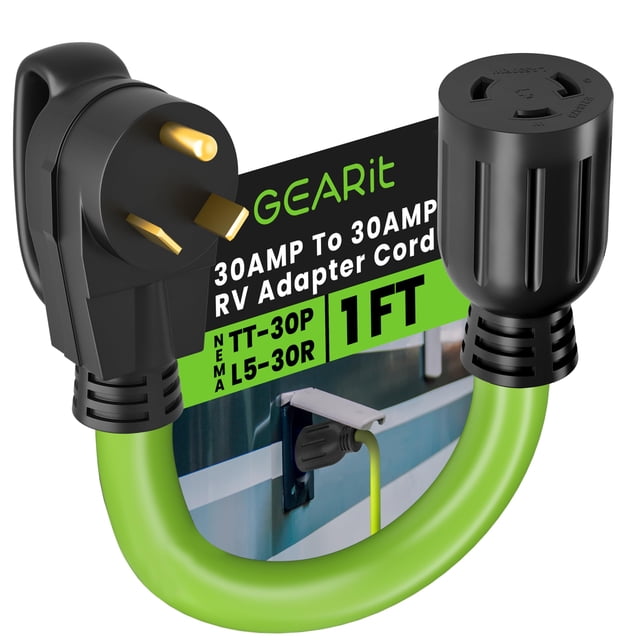 Cable de Alimentación para RV GEARit 30A 125/250V 0,3 m Resistente a la Intemperie