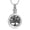 S/Black, variant on Rotatable Tree of Life Memorial Cremation Jewelry for Ashes Holder Urn Necklace for Ashes of Loved One Ashes Pendent for Ashes and Chain