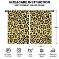 thumbnail image 2 of Blackout Kids Curtains,Leopard Print Childrens Insulated Curtains Set Of 2,Bedroom Essentials,Toddler Room Decor 42"x63"(106x160cm), 2 of 4