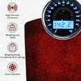 thumbnail image 2 of EILISON Highly Advance 2-in-1 Digital & Analog Weighing Scale for Body Weight-400lbs, 4 High Precison GX Sensor Accurate, Thick Tempered Glass, Extra Large Display(Red), 2 of 7
