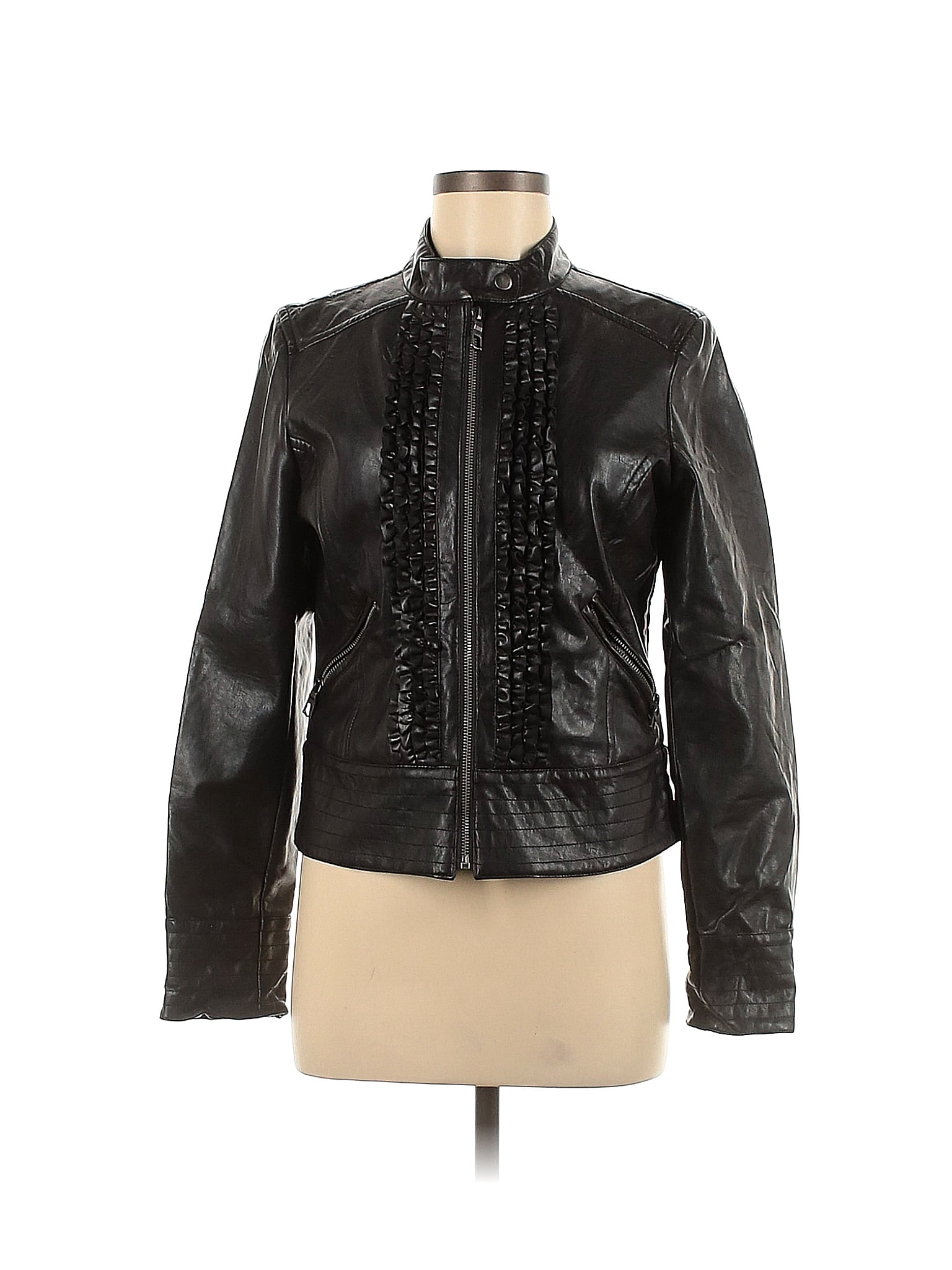 Faux Leather Jacket - Walmart 