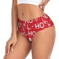 thumbnail image 2 of Balery Christmas Hohoho Ropa Interior de Algodón para Mujer con Dibujo – Braguitas Cómodas y Elásticas, Estilo Clásico-3X-Large, 2 of 6