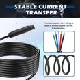 thumbnail image 4 of 13.12Ft 5-Pin Dash Cam Extension Cable Male to Female,Plug & Play Car Dashcam and Backup Camera Cable,Universal Back up Extensions Cables for Cars/SUVs/Trucks -, 4 of 6