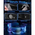 thumbnail image 3 of Led Glasses - Luminous Glasses Cyberpunk Futuristic Neon Rave DJ Party Glasses-High Tech, 3 of 5